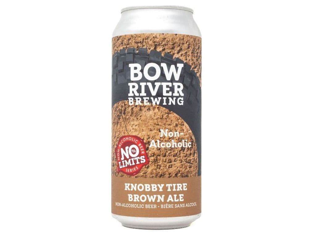 473 mL Bow River Knobby Tire Non-Alc Brown Ale Can (To Go)