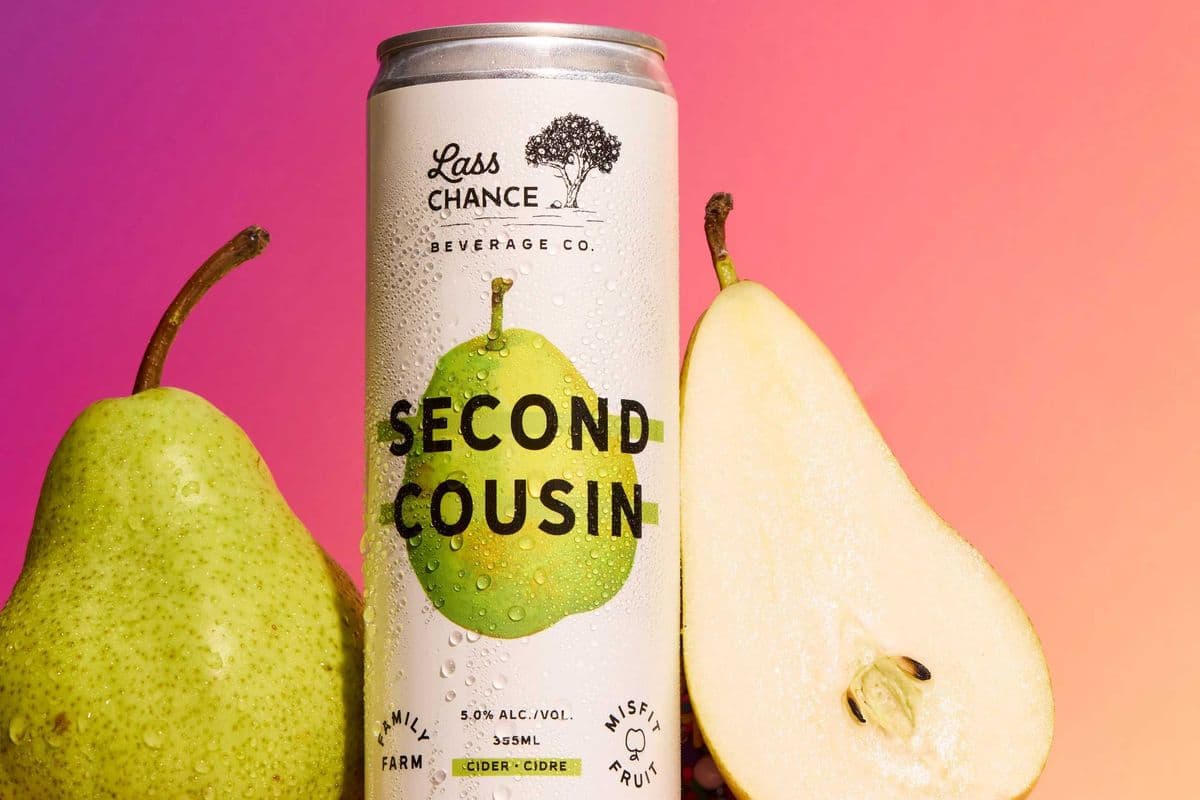 Lass Chance Pear Cider, 1Can(5.0% ABV) (1 x 473mL)