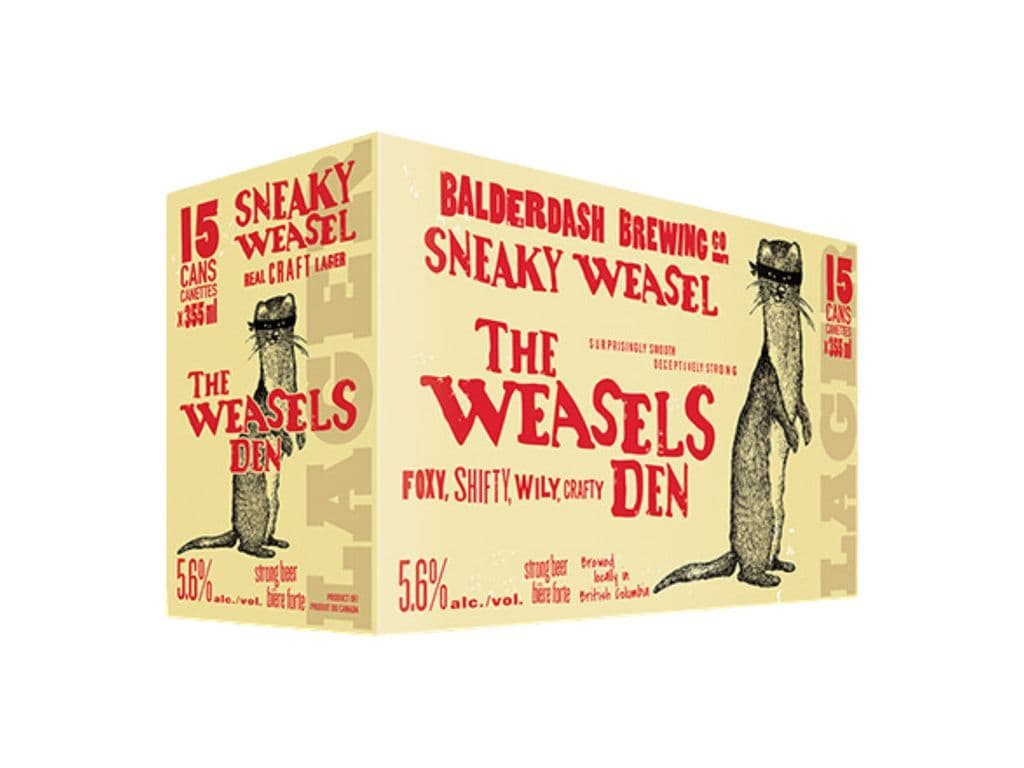 Sneaky Weasel Craft Lager (15X355ml)