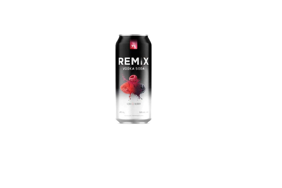 Remix Very Berry Vodka Soda Single (1 x 473ml)
