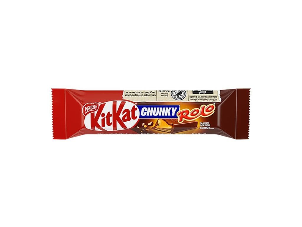 Nestle KitKat Chunky Rolo Caramel Milk Chocolate Wafer Bar 42g