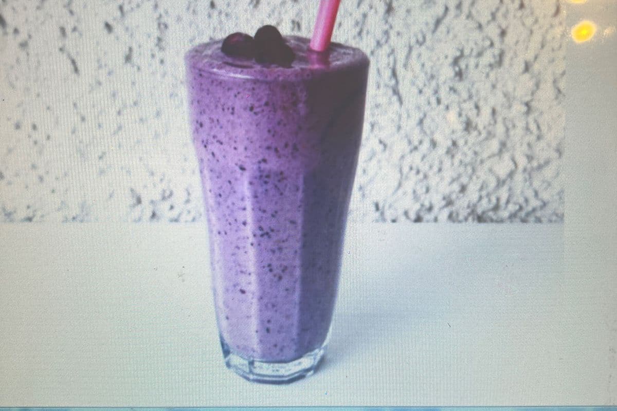 Blueberry Smoothies 蓝莓沙冰