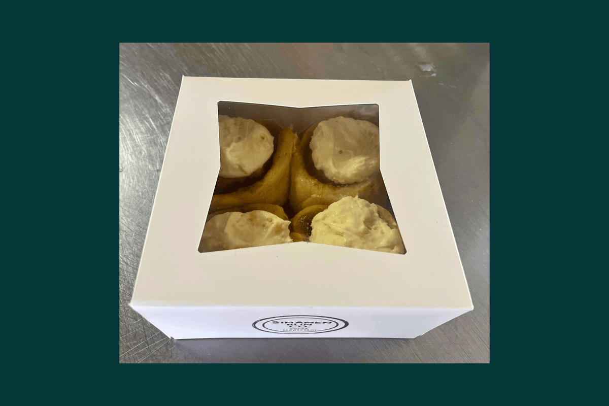 4-Pack Cream Cheese Mini Buns