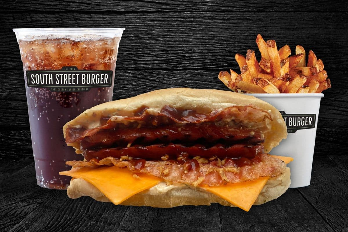 BBQ Bacon Hot Dog Combo