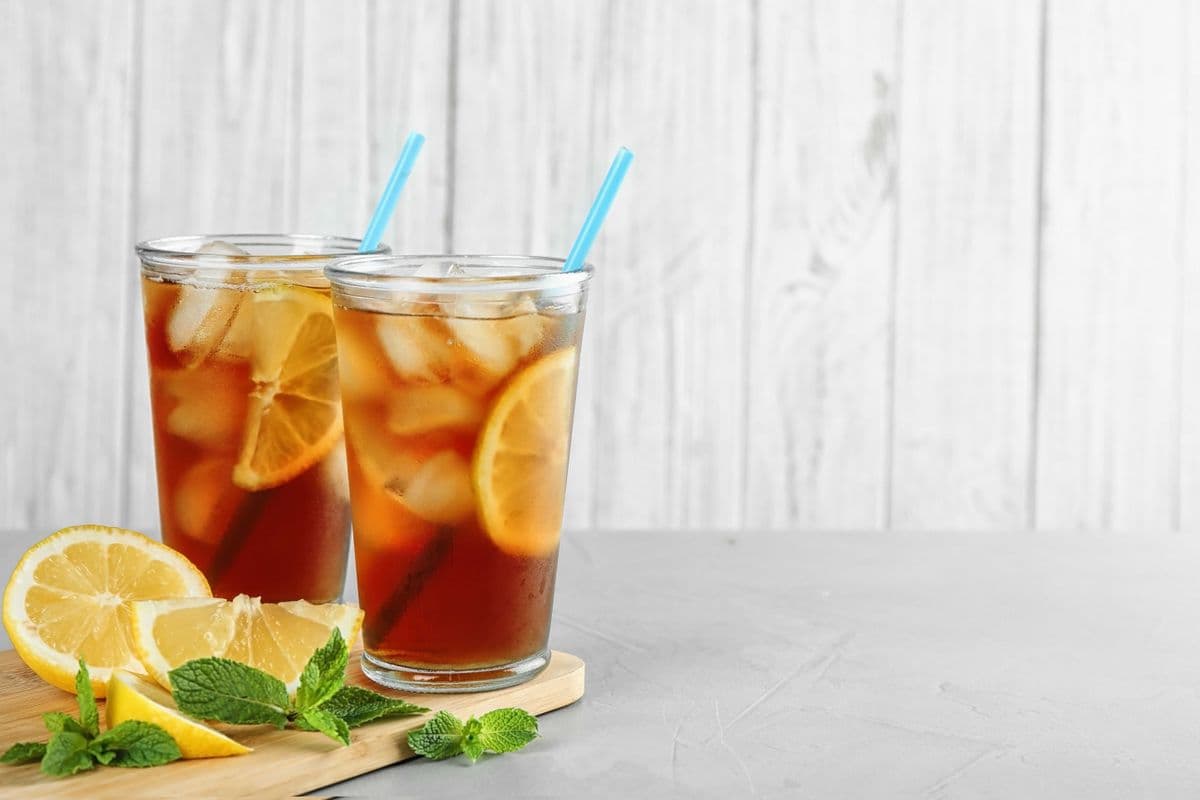 Thé glacé fait maison / home made Iced Tea