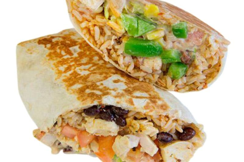 Large Spicy Chicken Burrito