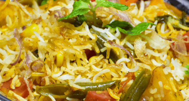 VEGETABLE BIRYANI