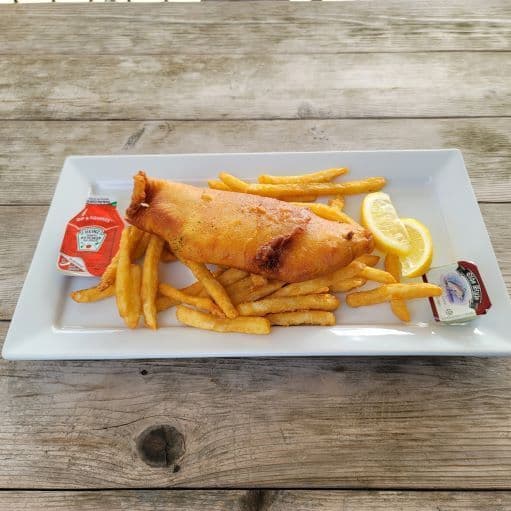 1pc - 6oz Fish & Chips - Basa / Haddock