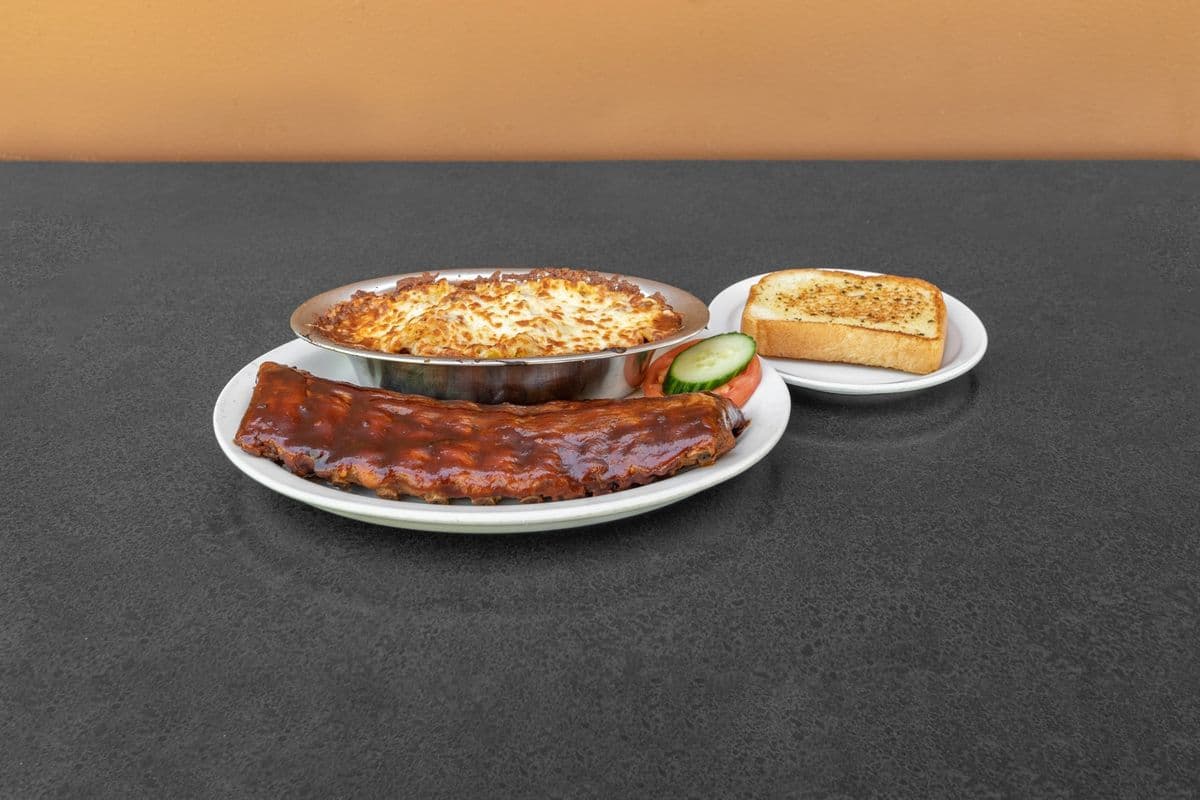 Ribs and Lasagna Combo