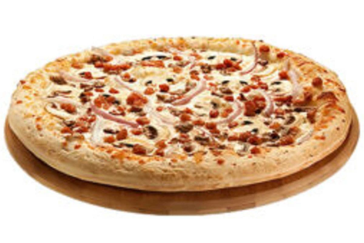Twin Extra Large Bacon Cheeseburger Pizzas