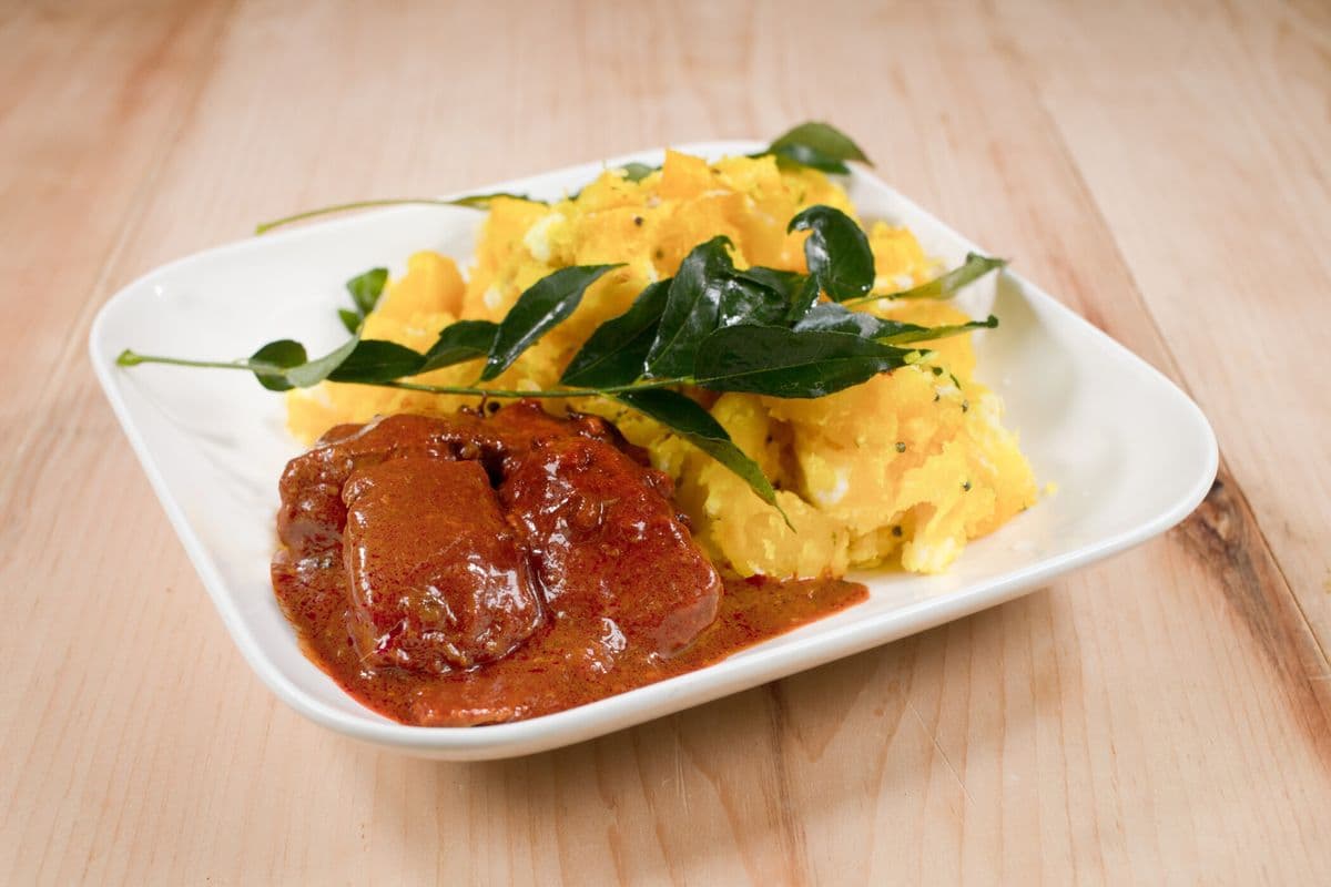 Kappa With Fish Curry