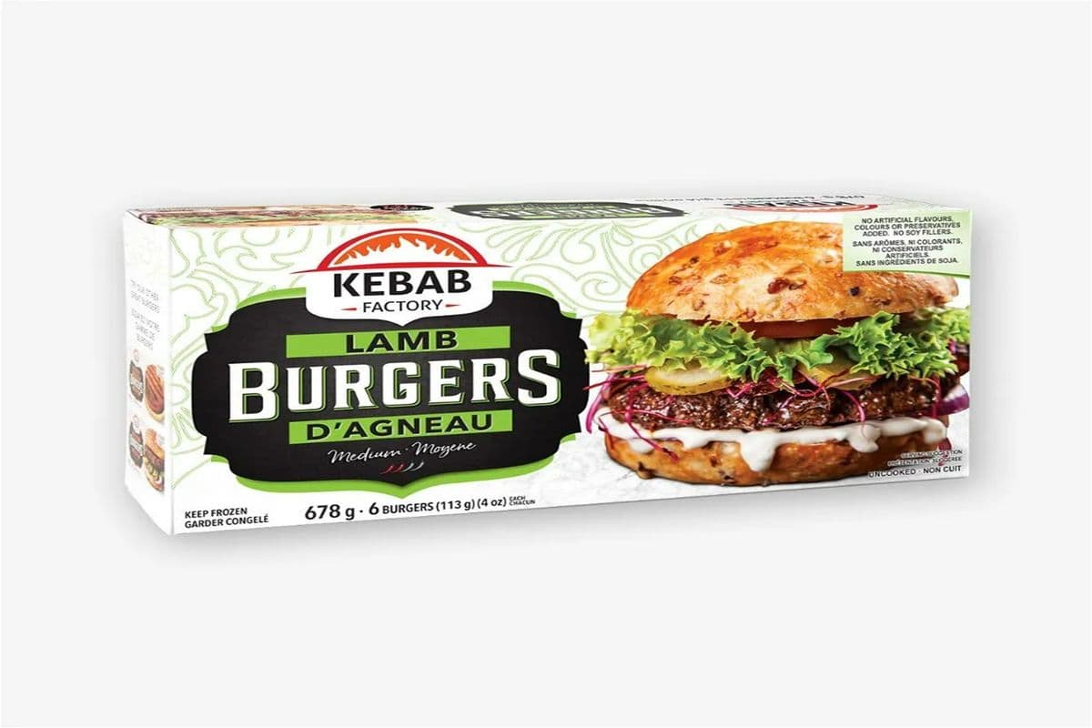 Kebab Factory Lamb Burgers (678g)