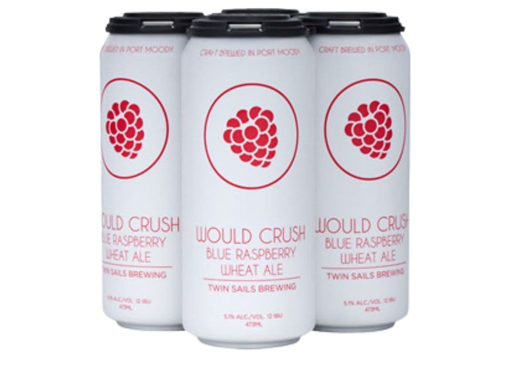 Twin Sails Brewing - Would Crush Rasberry Wheat Ale (4x473ml)