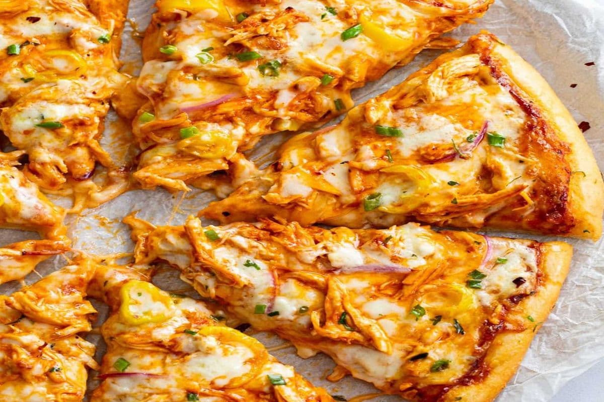 8. 10" Small Buffalo Chicken Pizza