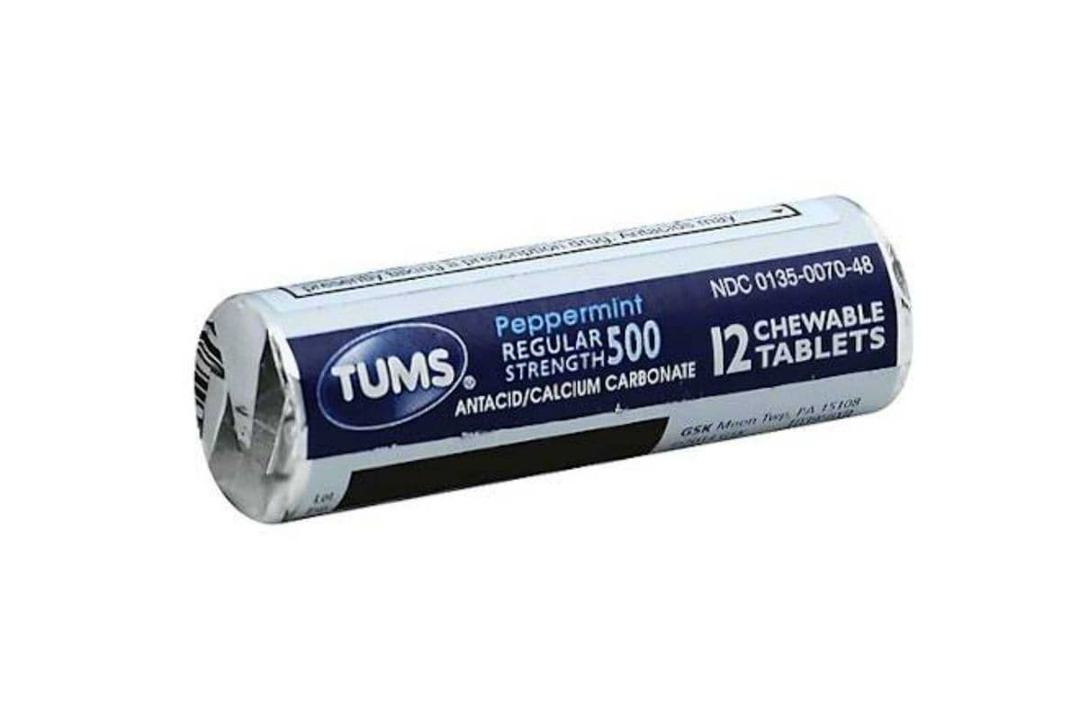 Tums Peppermint Single Roll