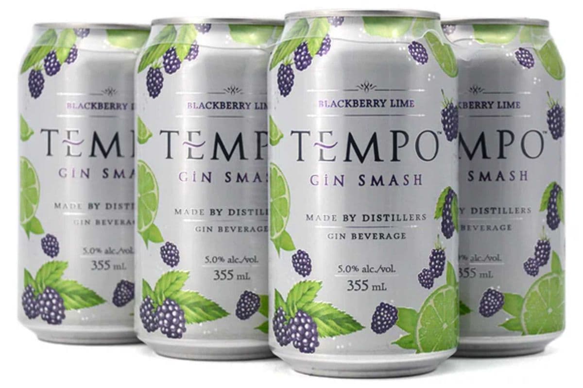 Tempo Gin Smash Blackberry Lime (6 x 355 ml Cans)
