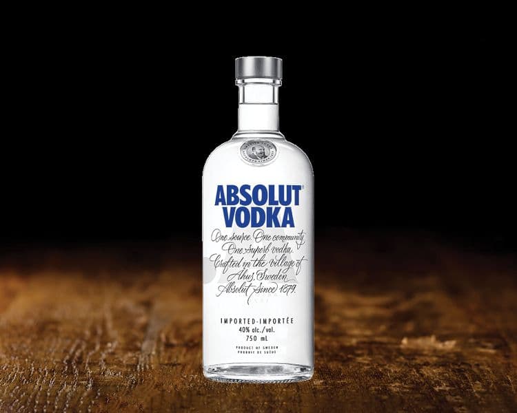 Absolut Vodka Bottle