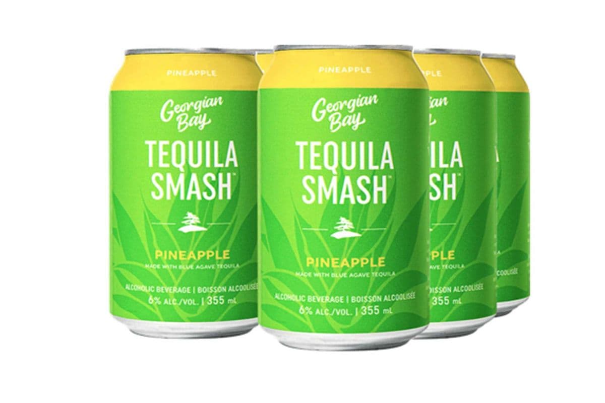 GEORGIAN BAY PINEAPPLE TEQUILA SMASH 6 CANS (6 x 355 ML)