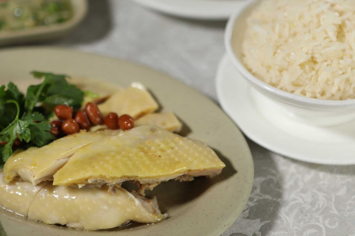 M28 - Set of Hainan Chicken with Hainan Rice - 海南走地雞 跟油飯 套餐
