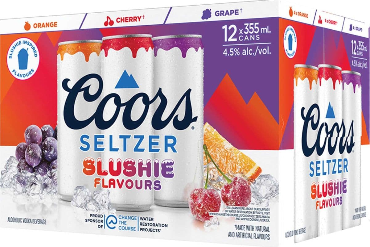 Coors Seltzer Slushie 12pk (12 x 355ml)