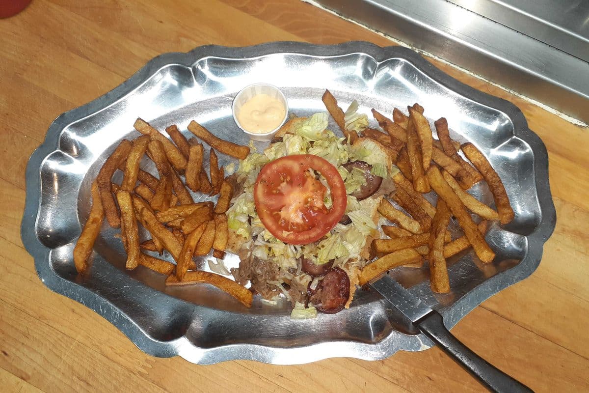 Sous-marin steak pepperoni / Pepperoni Steak Submarine