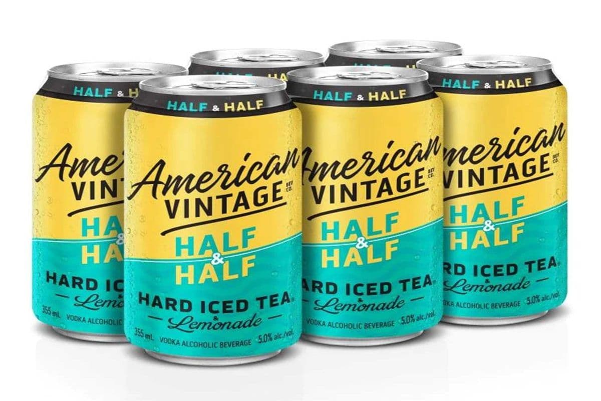 AMERICAN VINTAGE ICED TEA HALF & HALF 6 CANS (6 x 355 ML)