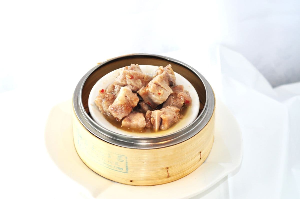 13. Steamed Spare Ribs in Black Bean Sauce