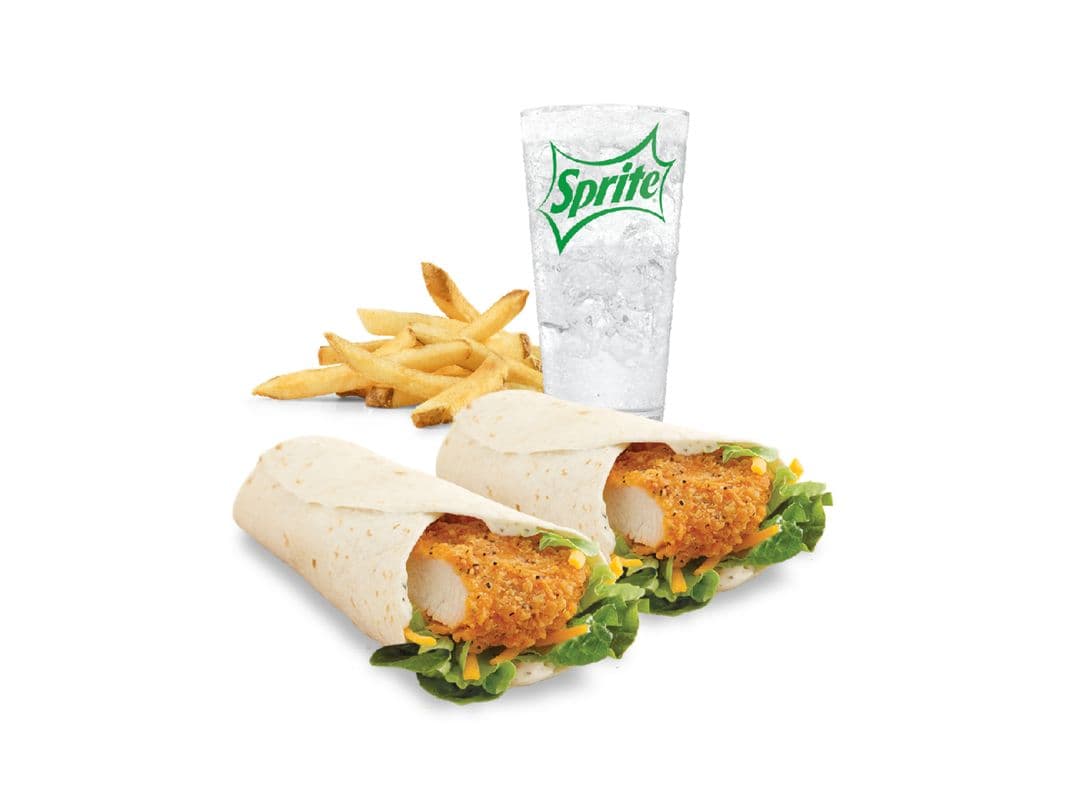 Classic Chicken Wrap Duo Combo - Medium