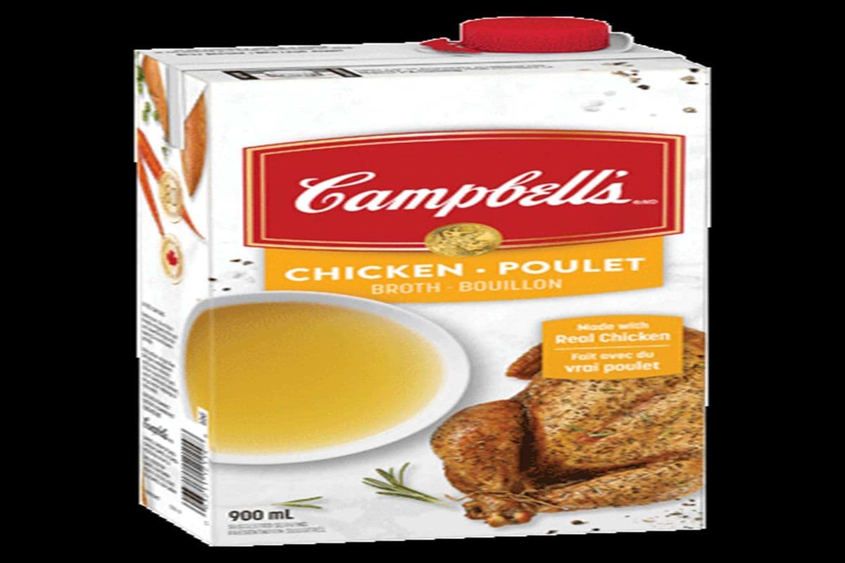 CAMPBELLS CHICKEN BROTH (900ML) (10 Cal)