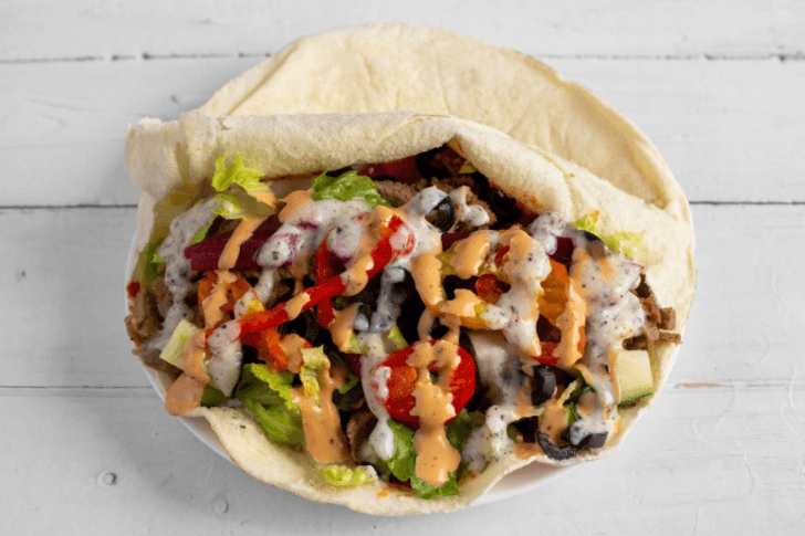 Vegetarian Falafel Donair