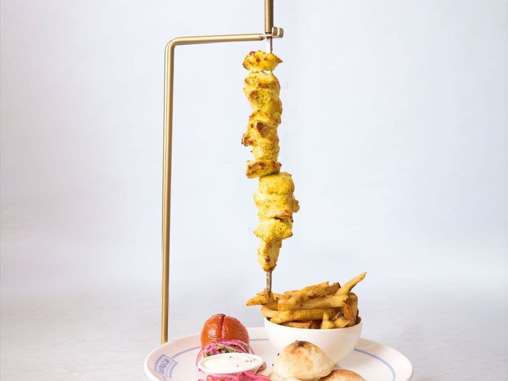 Signature Saffron Chicken Skewer