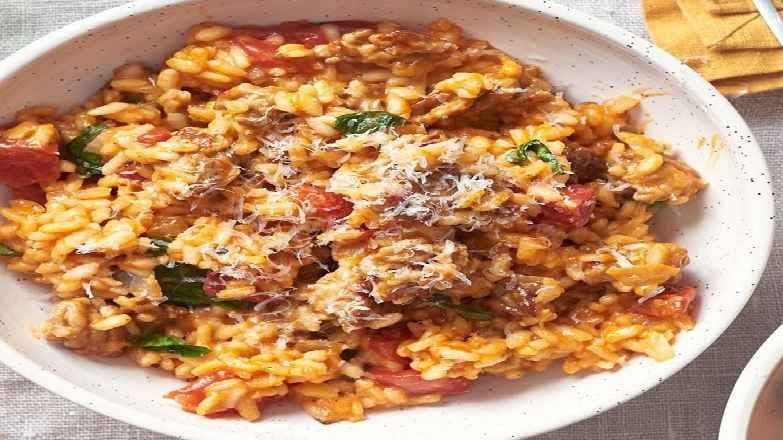 Spicy Sausage Risotto