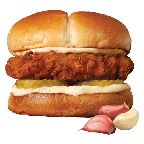 Creamy Garlic Chicken Sandwich