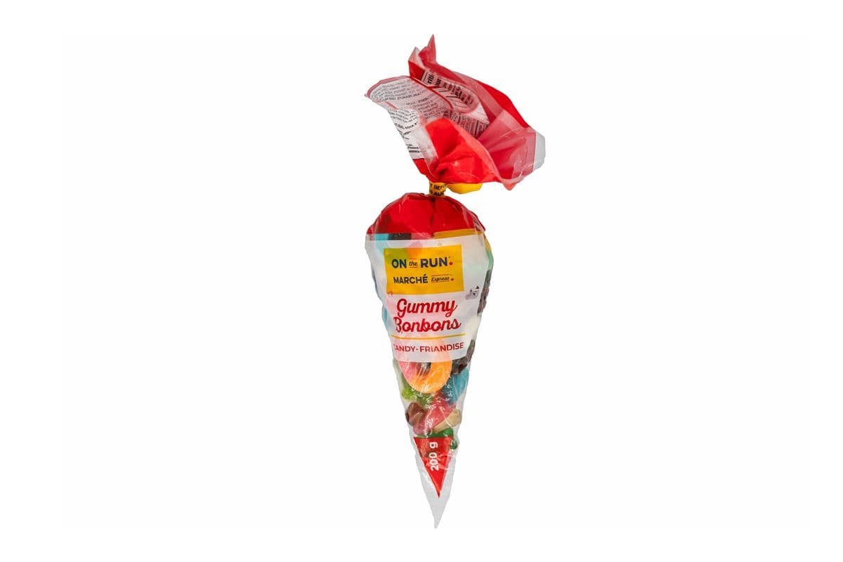 Marché Express Cone de Bonbons en gelé (200g) 77153 / On The Run Gummy Candy Cone (200g) 77153