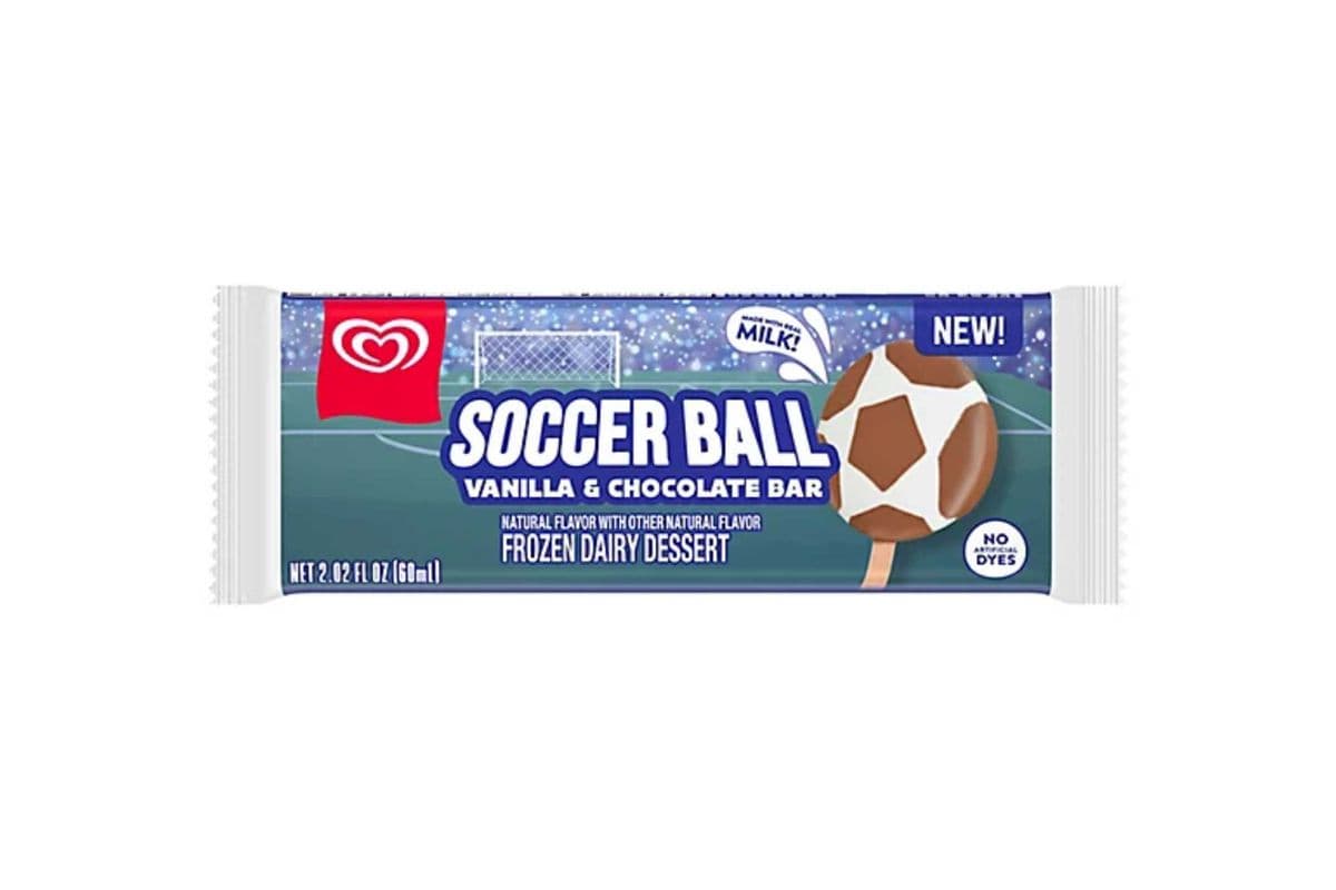 Popsicle Soccer Ball Vanilla & Chocolate Bar (60 ml)