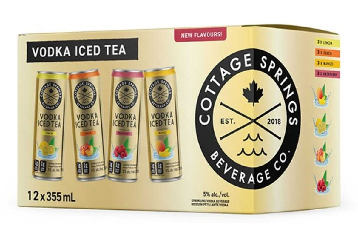 Cottage Spring Iced Tea (12 x 355 ml Cans)