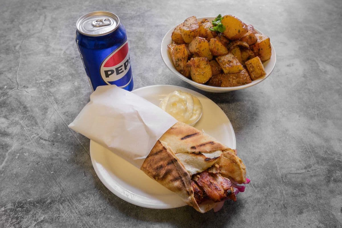 Trio pita au poulet