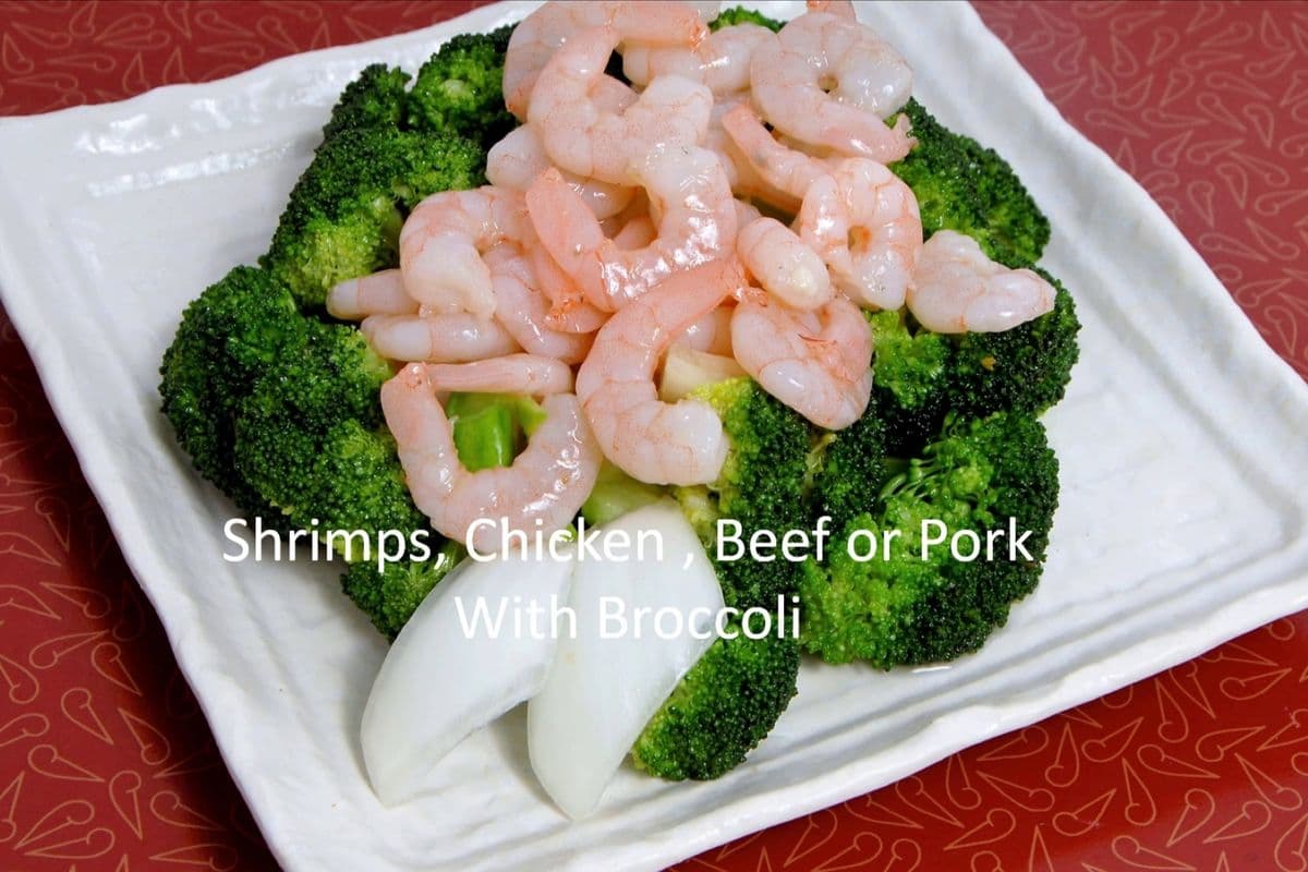 Fresh Shrimp with Broccoli