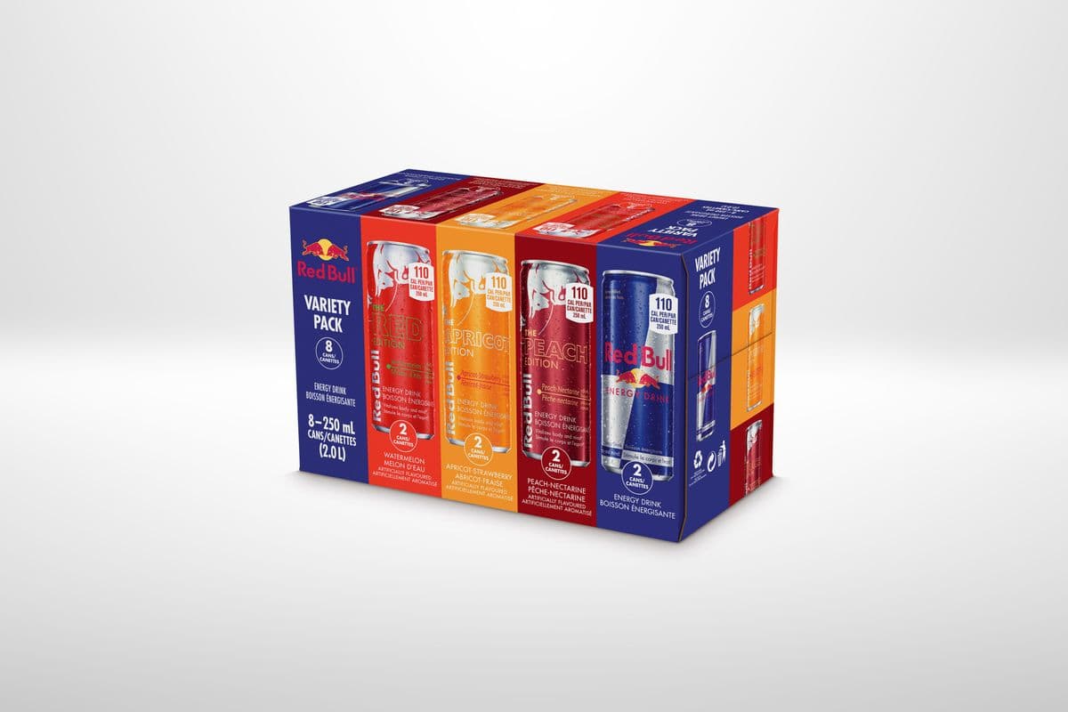 Red Bull Energy Drink Variety Pack 250 ml (8 Pack)