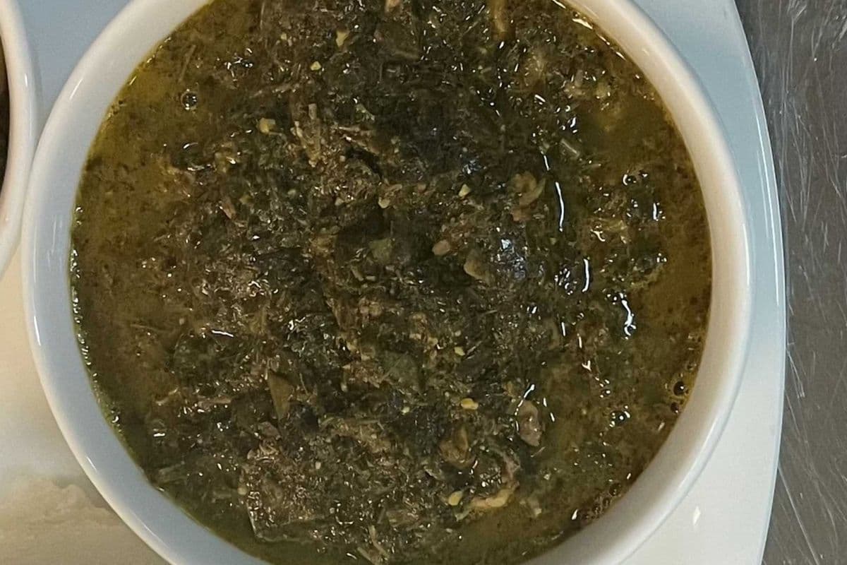 Pondu(cassava leaves)