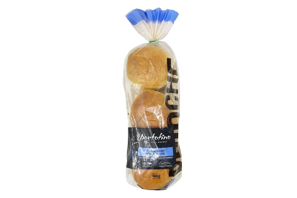 Portofino - Deluxe Brioche Hamburger Buns (6 Pack)