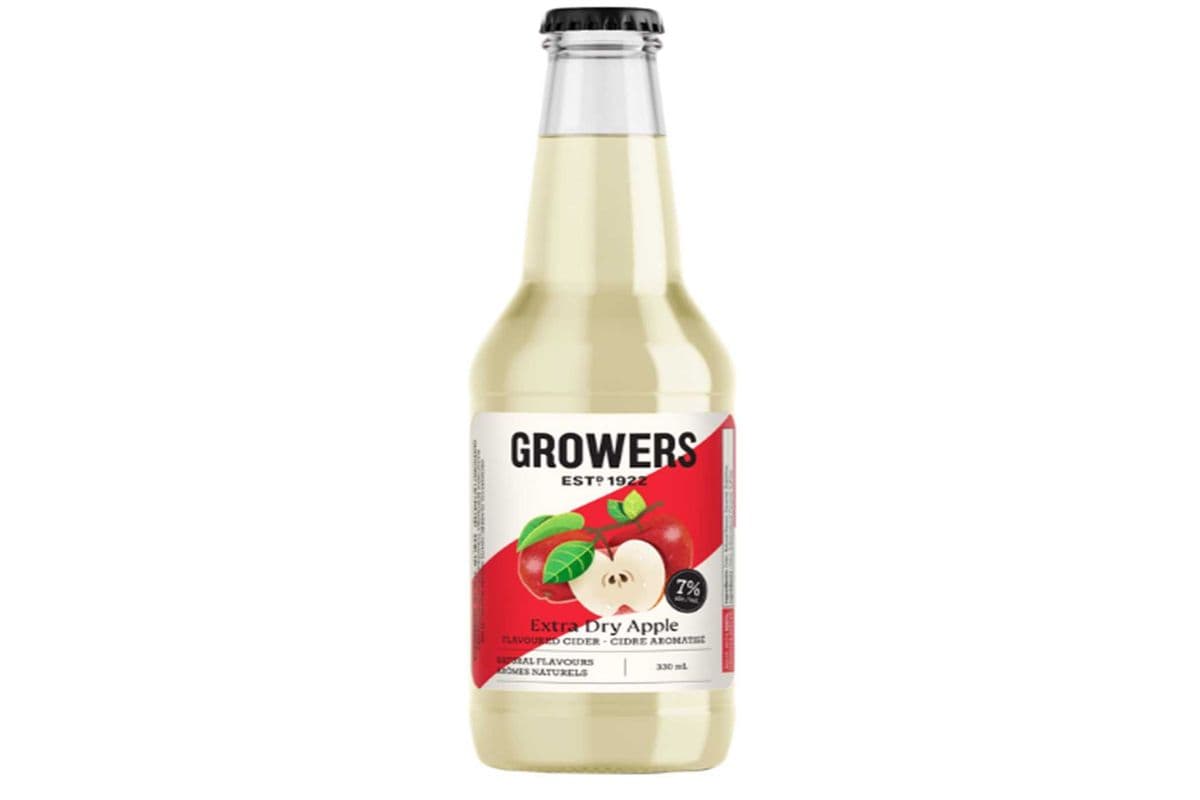 GROWERS DRY APPLE CIDER 6 BOTTLES (6 x 330 ML)