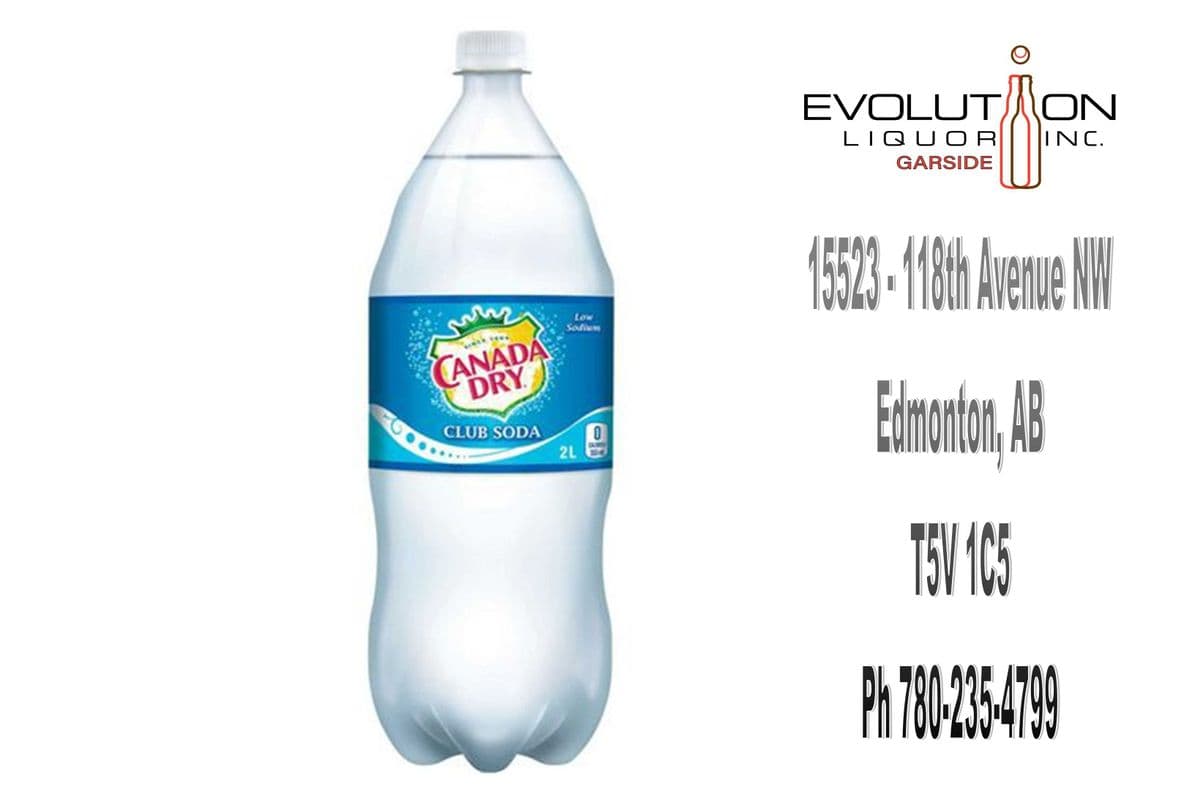 Canada Dry Club Soda P2000 (2L Plastic Bottle)