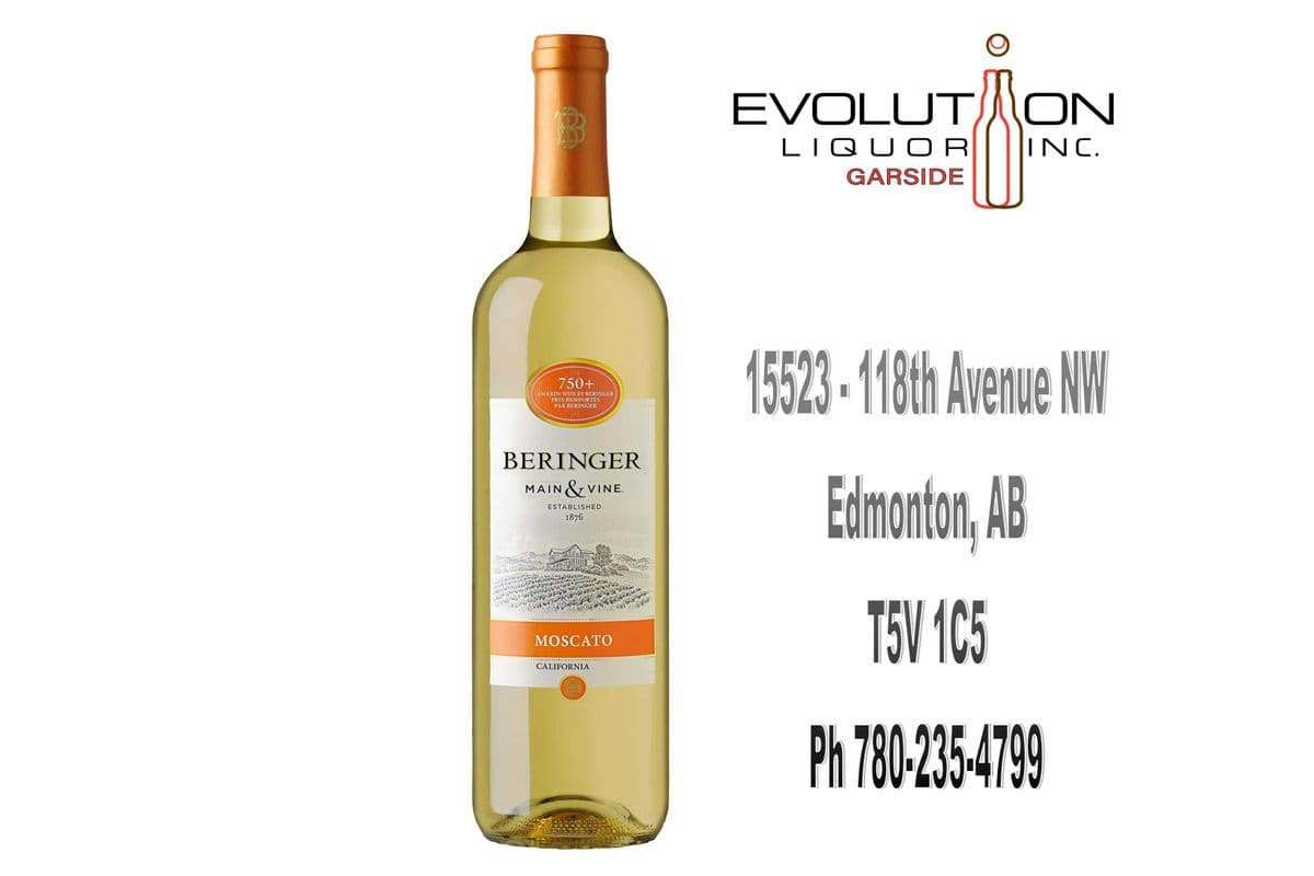 Beringer Main & Vine Moscato 750G (1 x 750ml Glass Bottle)