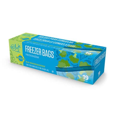 7-Select 24/7 Freezer bags Qt 19ct
