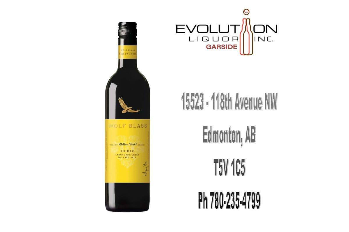Wolf Blass Yellow Label Shiraz 0750G (1 x 750ml Glass Bottle)