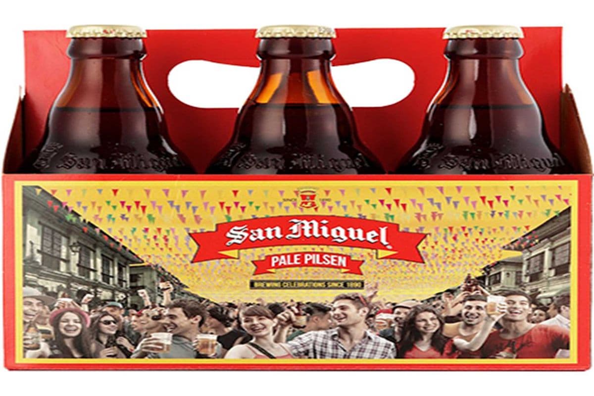 SAN MIGUEL PALE PILSNER 6 BOTTLES (6 x 330ML)