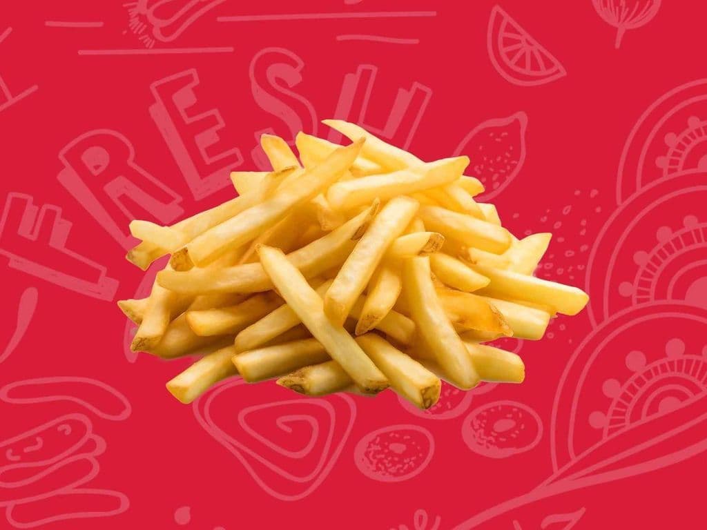 Large Fries with small garlic dip