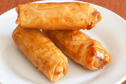 5. Crab Rangoon Spring Rolls (2 pcs)