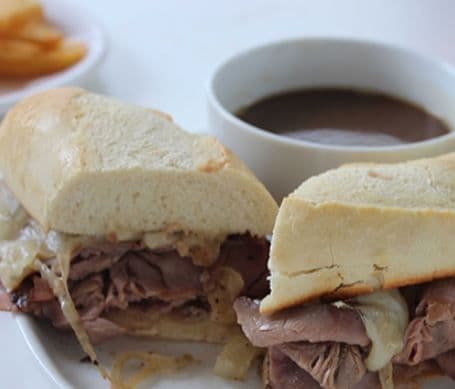 High End Bistro Beef Dip Sandwich
